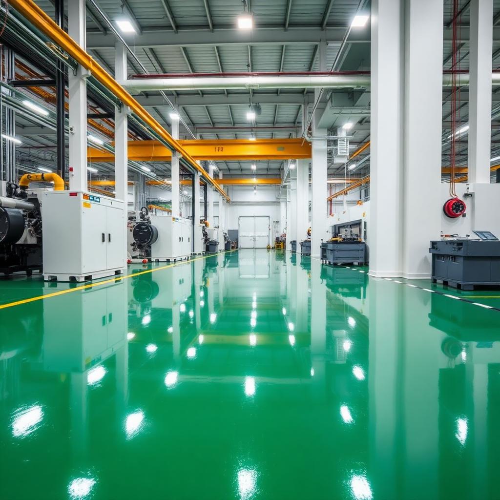 Manufacturing Plant Epoxy Flooring